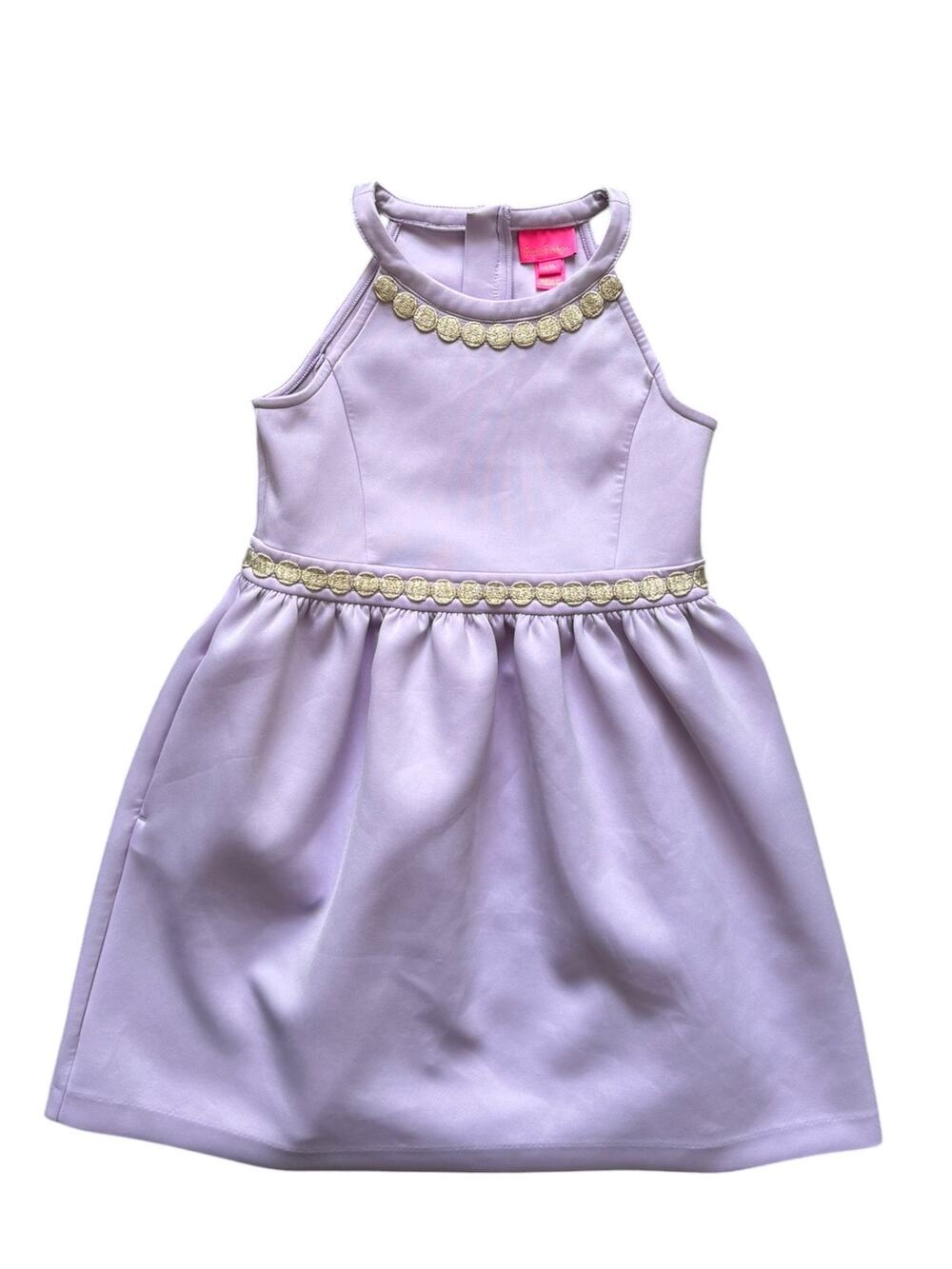 Lilly Pulitzer Evelyn Dress in Lilac - Girls 6/7